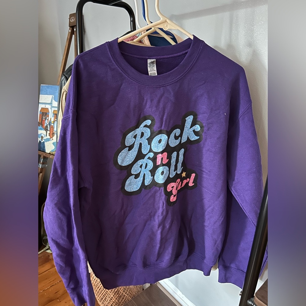 Darla from Finding Nemo Rock and Roll Girl Sweatshirt